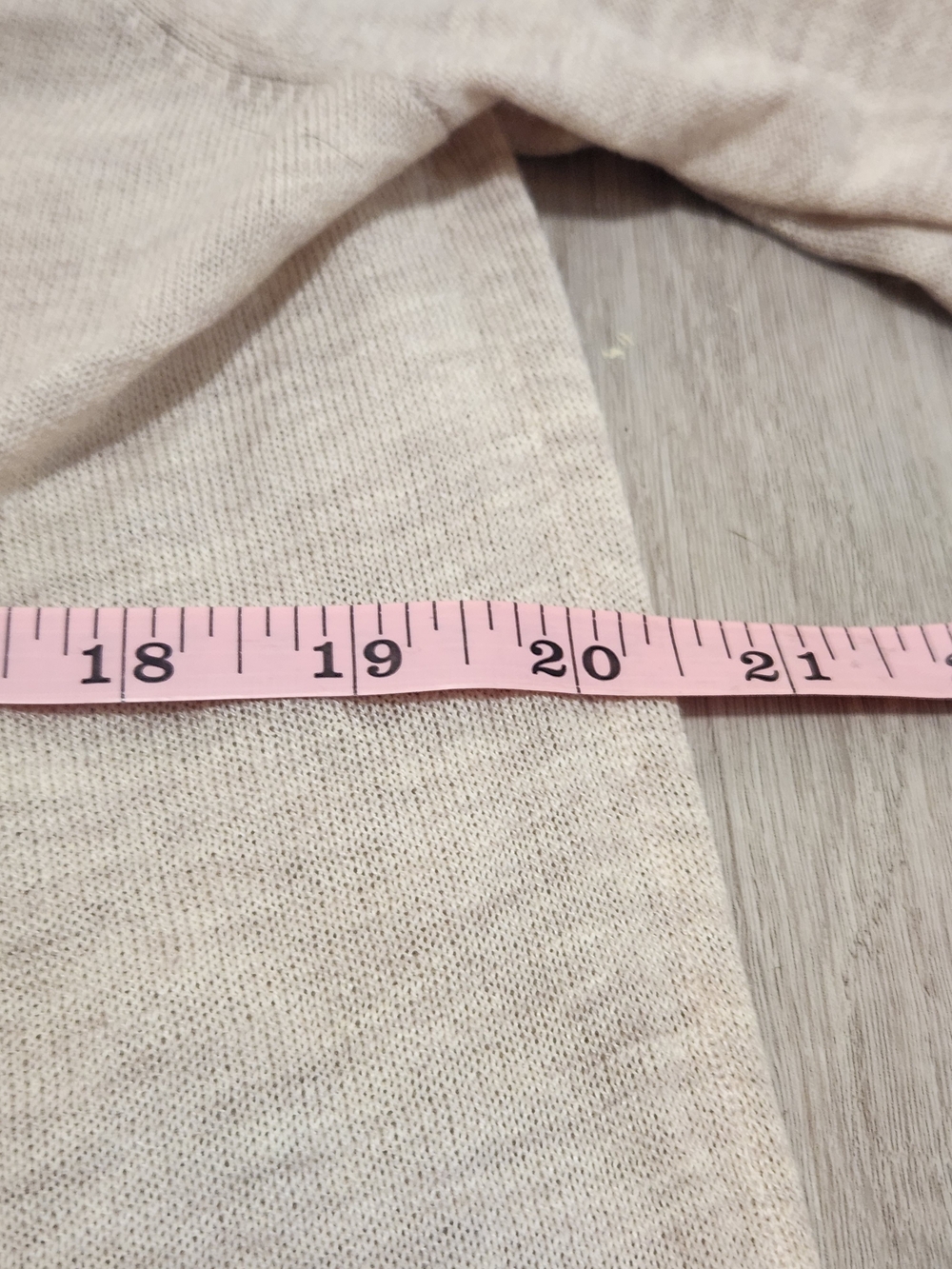 NWT LOFT Oatmeal Wool Blend Open Light Beige Open-Front Women's Cardigan Sweater - Picture 4 of 7